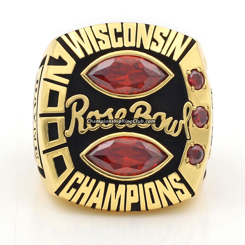 1999 Wisconsin Badgers Rose Bowl Championship Ring/Pendant(Premium)